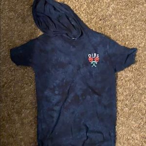 Dibs tye dye hooded tshirt